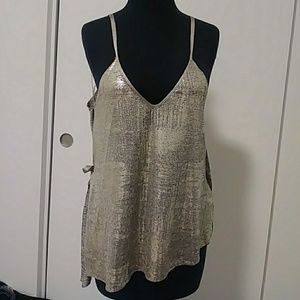 Golden sparklee top